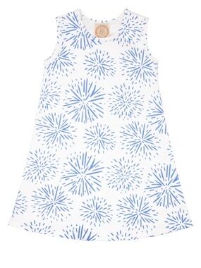 TBBC-Sleeveless Polly Play Dress Boom Sizzle Pop Size 4 Coastal Preppy
